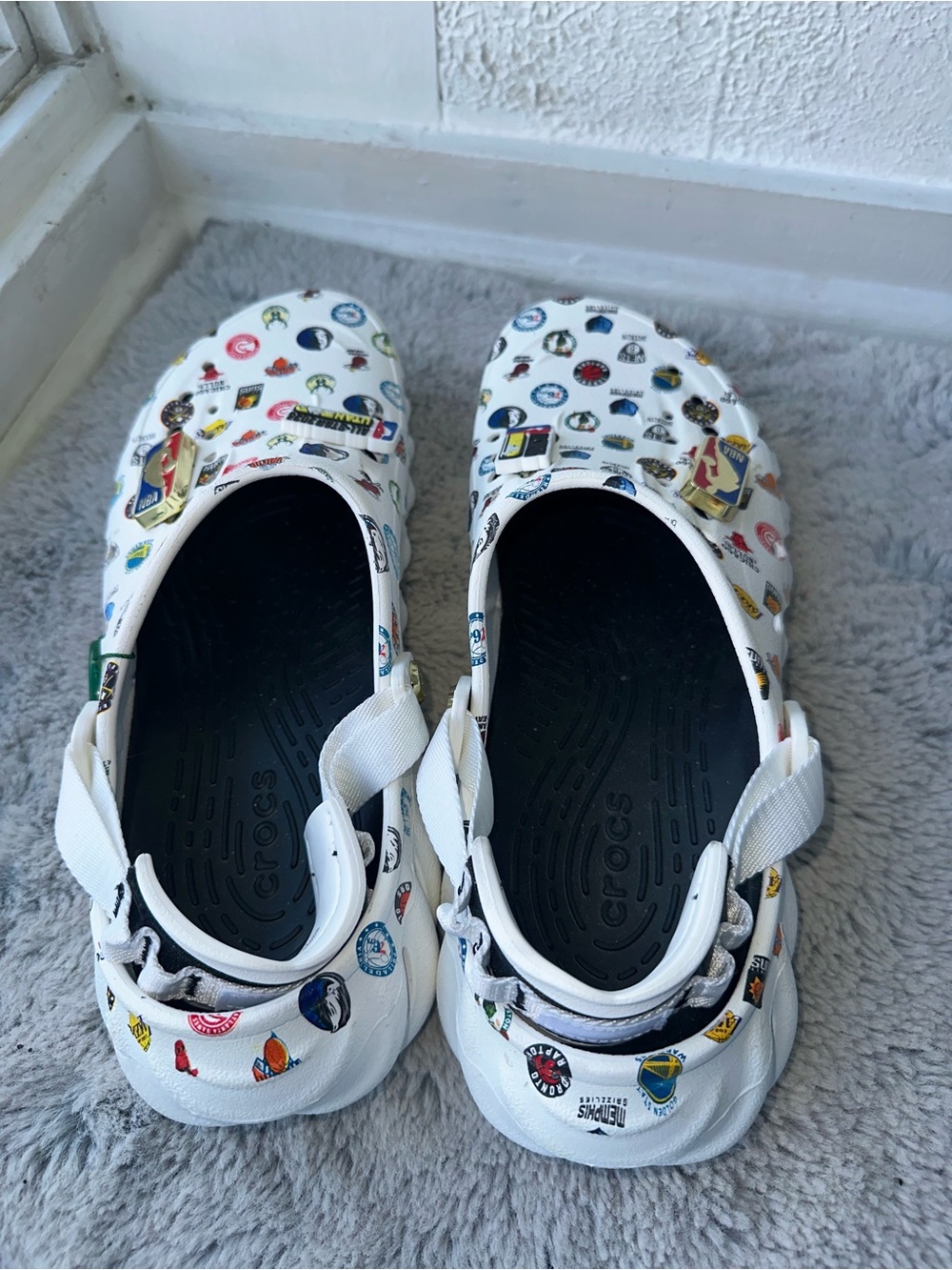 Crocs NBA All-Star 2023 Utah Clogs White Multi Men’s 11 / Women’s 13 - Picture 2 of 3